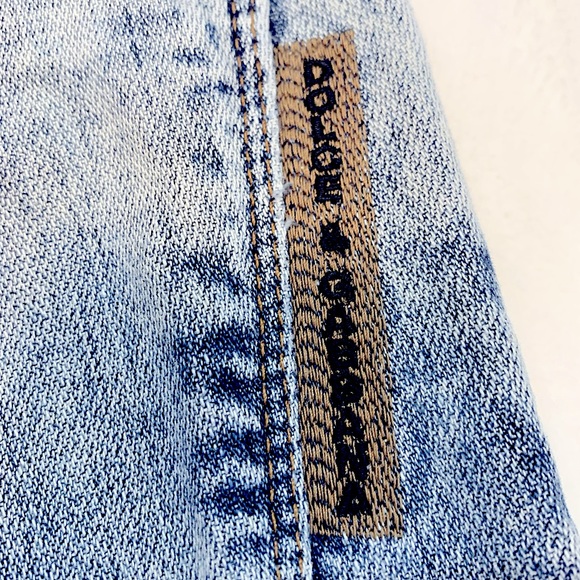 Dolce & Gabbana Blue Wash Denim women’s jeans Size IT-48 US-12 waist 32-33 - Picture 12 of 16